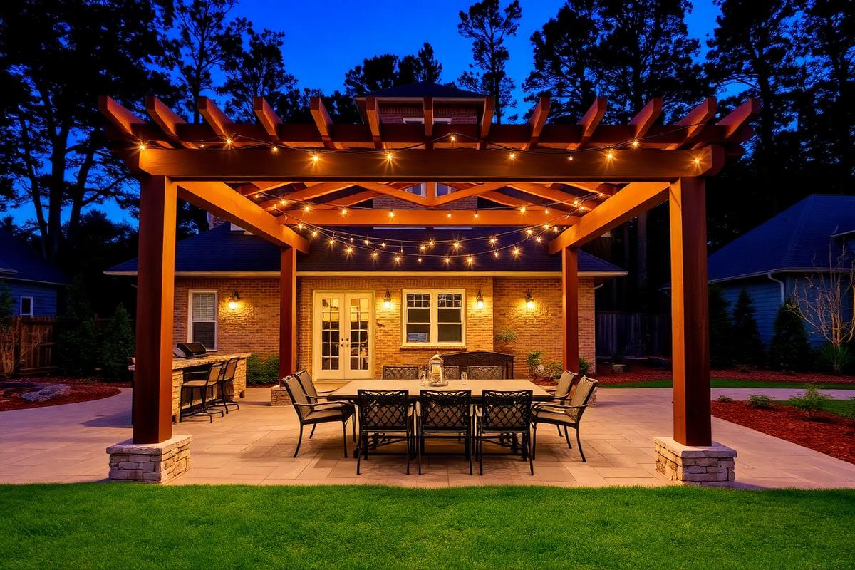 Pergola & Outdoor Dining — Outdoor Living project by Humpty Dumpty Can Do All