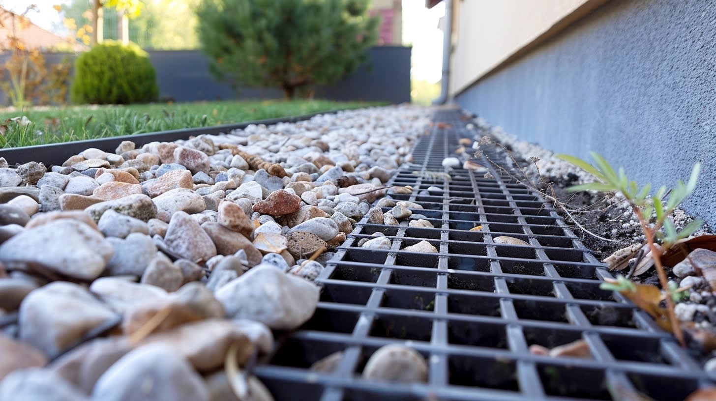 French Drain System — Drainage project by Humpty Dumpty Can Do All