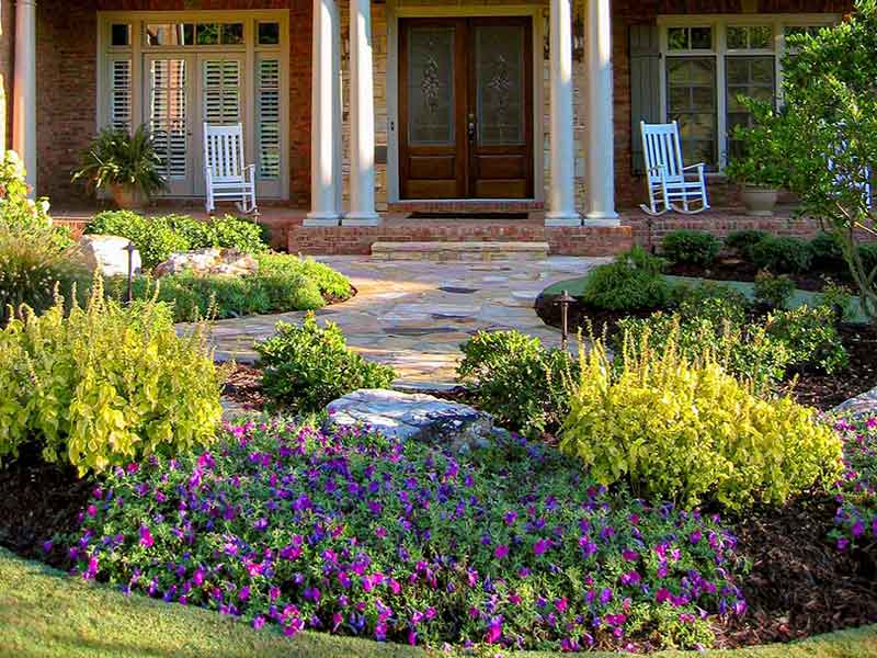 Front Garden Walkway — Pavers & Plantings project by Humpty Dumpty Can Do All
